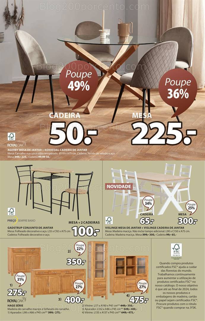 Antevisão Folheto JYSK Promoções de 24 agosto a 6 setembro