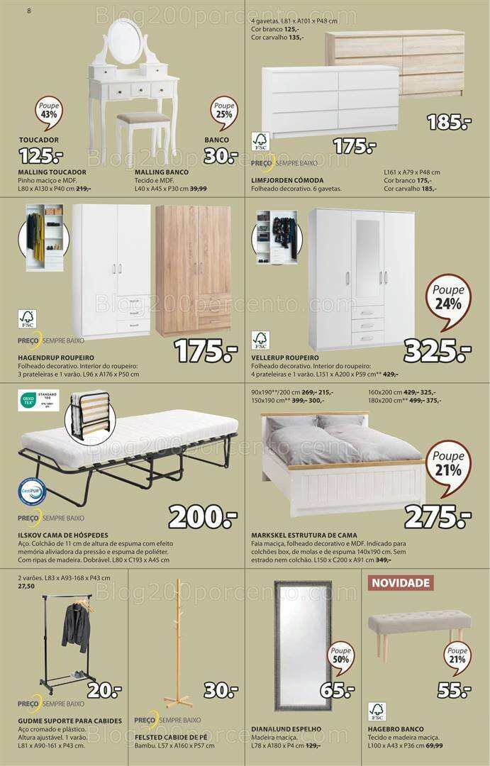 Antevisão Folheto JYSK Promoções de 24 agosto a 6 setembro