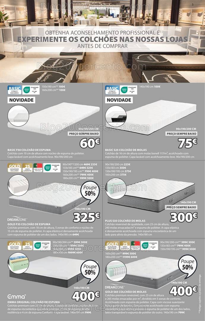 Antevisão Folheto JYSK Promoções de 22 agosto a 4 setembro