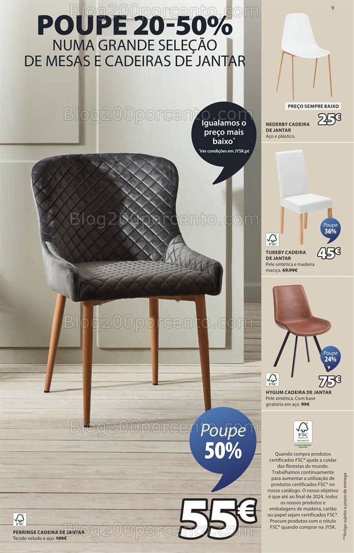 Antevisão Folheto JYSK Promoções de 22 agosto a 4 setembro