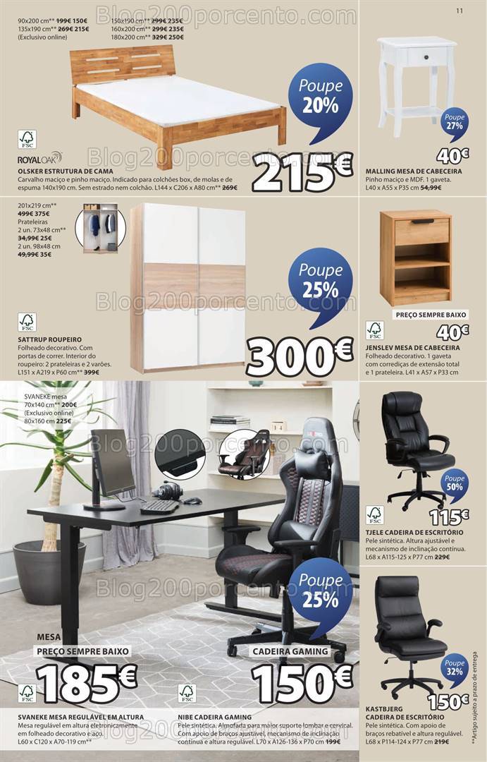 Antevisão Folheto JYSK Promoções de 22 agosto a 4 setembro