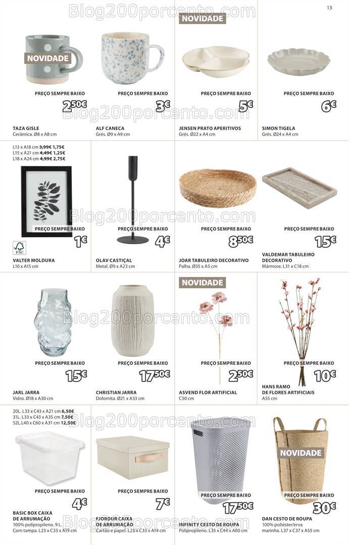 Antevisão Folheto JYSK Promoções de 22 agosto a 4 setembro