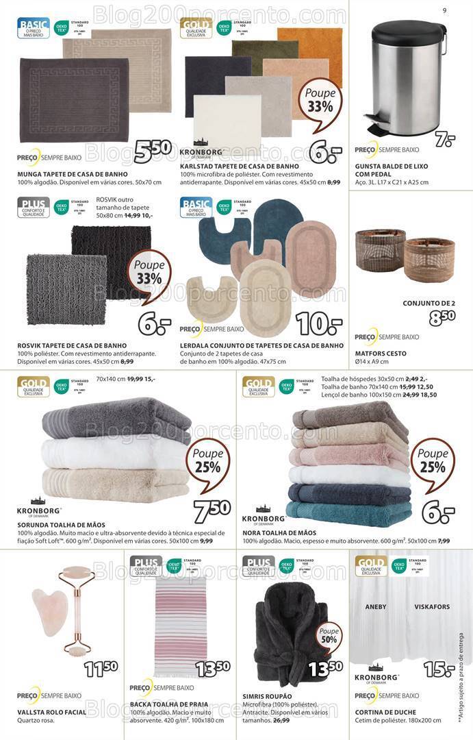 Antevisão Folheto JYSK Promoções de 31 agosto a 6 setembro