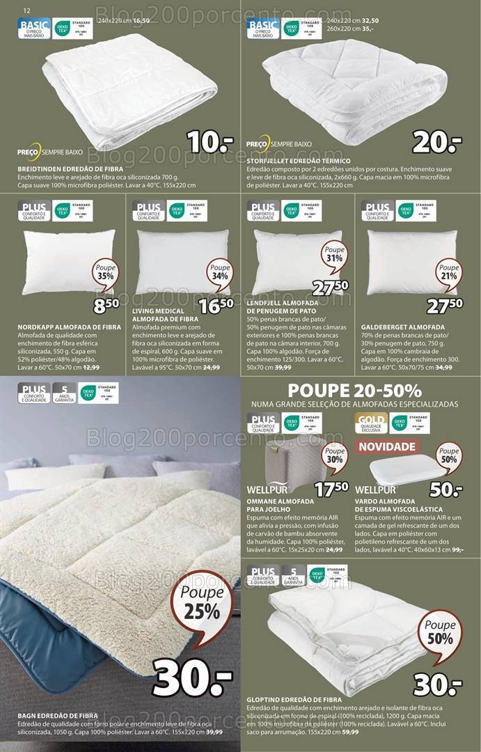 Antevisão Folheto JYSK Promoções de 31 agosto a 6 setembro