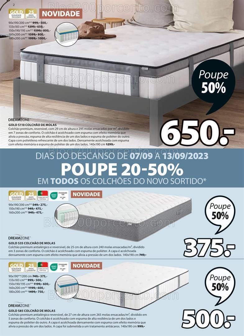 Antevisão Folheto JYSK Promoções de 7 setembro a 18 outubro