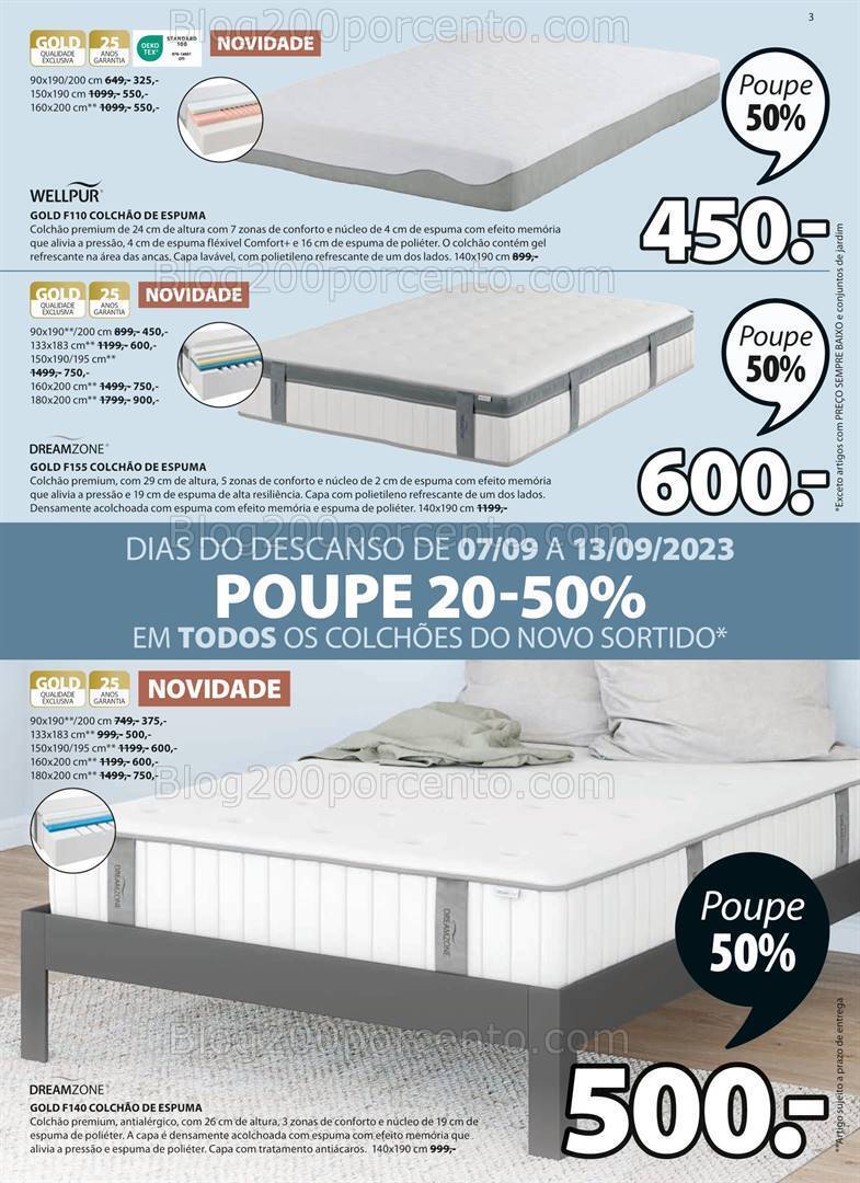 Antevisão Folheto JYSK Promoções de 7 setembro a 18 outubro