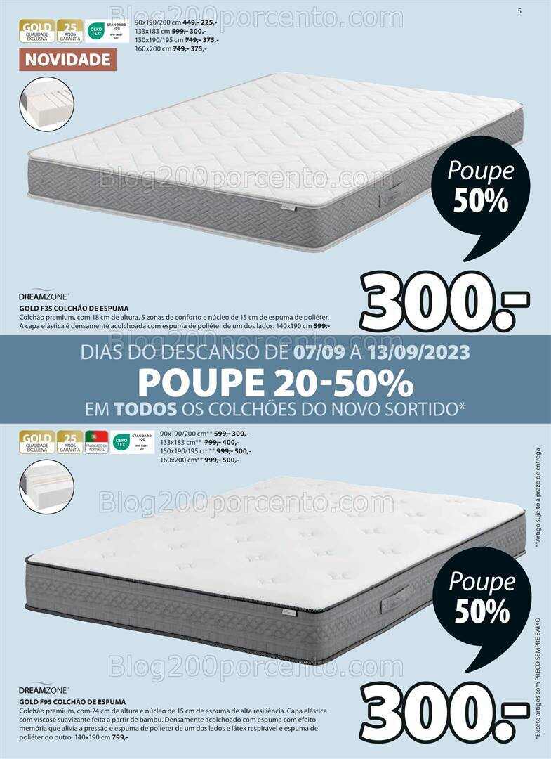 Antevisão Folheto JYSK Promoções de 7 setembro a 18 outubro