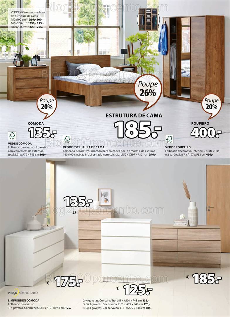 Antevisão Folheto JYSK Promoções de 7 setembro a 18 outubro