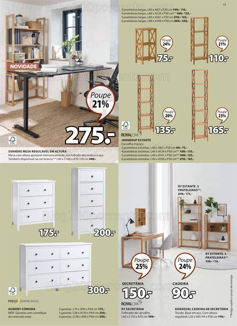 Antevisão Folheto JYSK Promoções de 7 setembro a 18 outubro