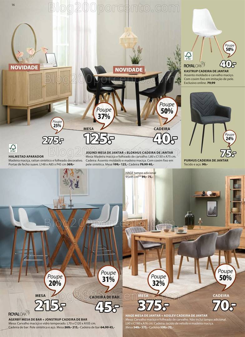 Antevisão Folheto JYSK Promoções de 7 setembro a 18 outubro