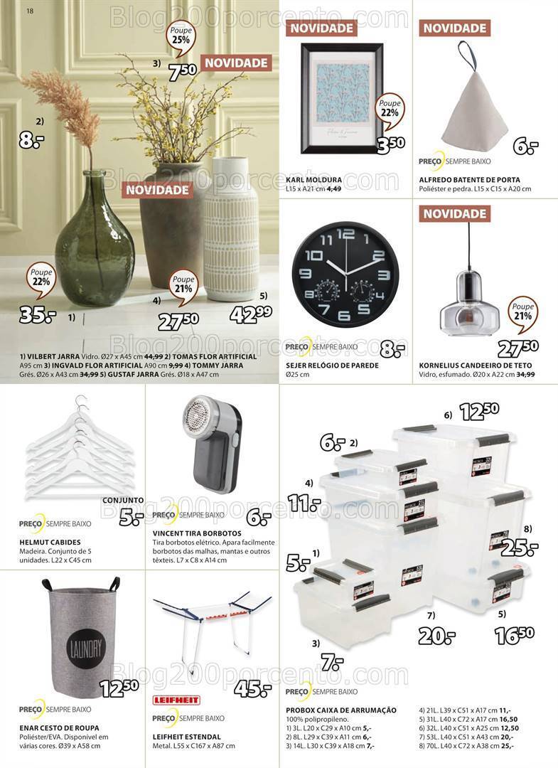 Antevisão Folheto JYSK Promoções de 7 setembro a 18 outubro