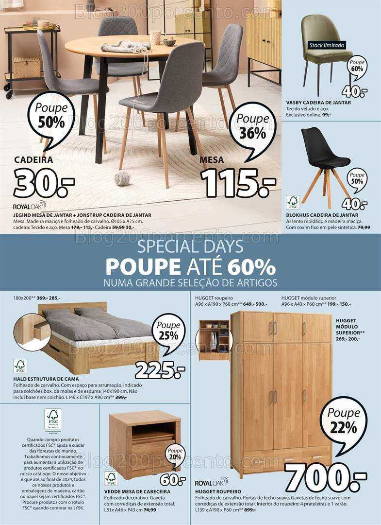 Antevisão Folheto JYSK Promoções de 21 setembro a 18 outubro