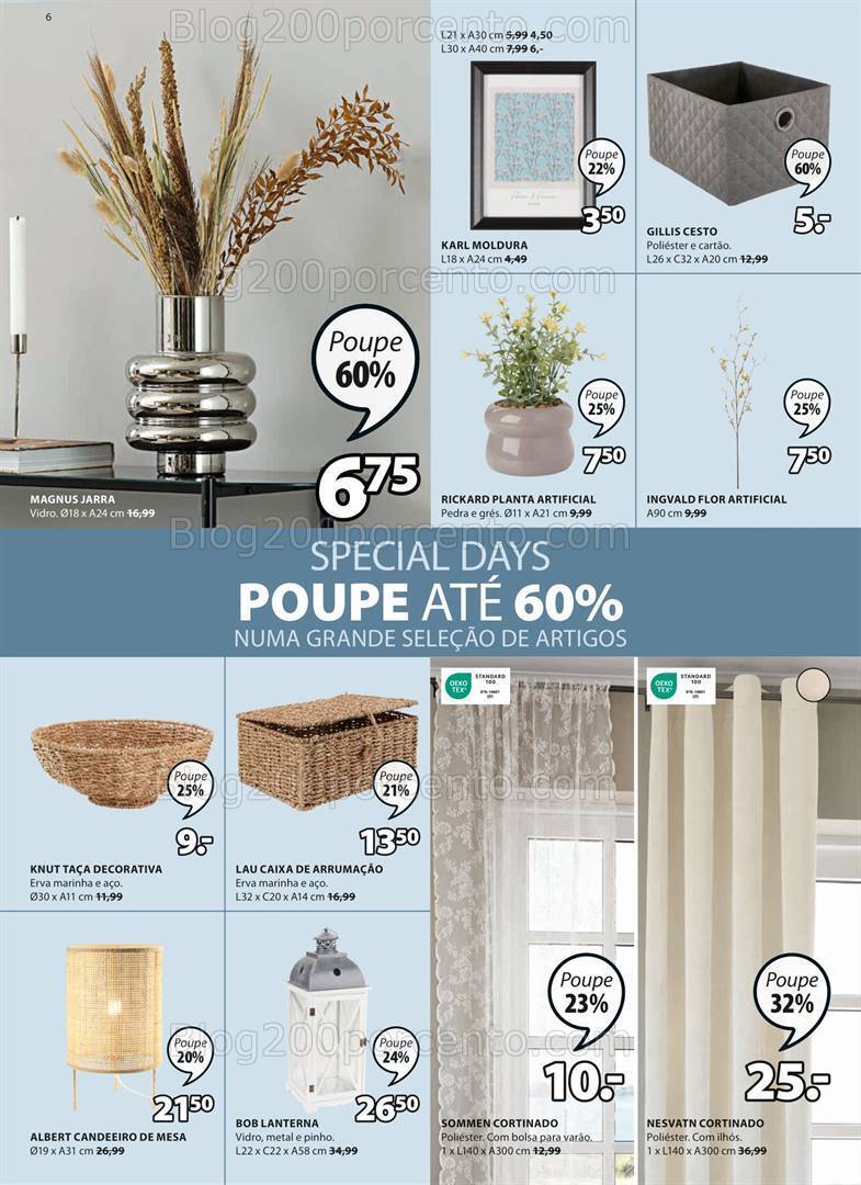 Antevisão Folheto JYSK Promoções de 21 setembro a 18 outubro