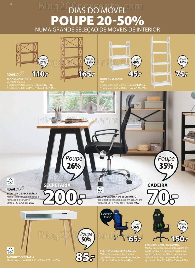 Antevisão Folheto JYSK Promoções de 28 setembro a 18 outubro