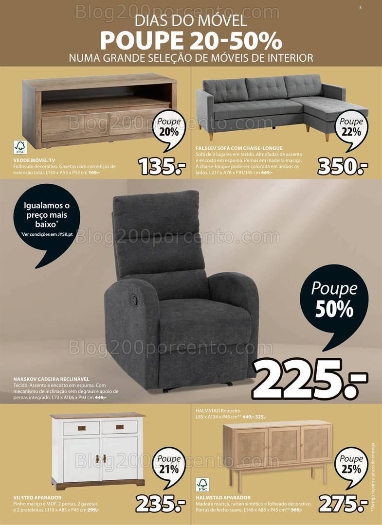 Antevisão Folheto JYSK Promoções de 28 setembro a 18 outubro