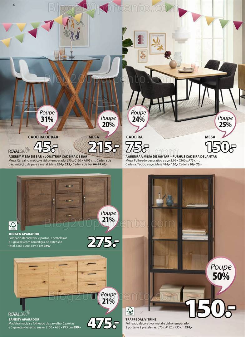 Antevisão Folheto JYSK Promoções de 28 setembro a 18 outubro