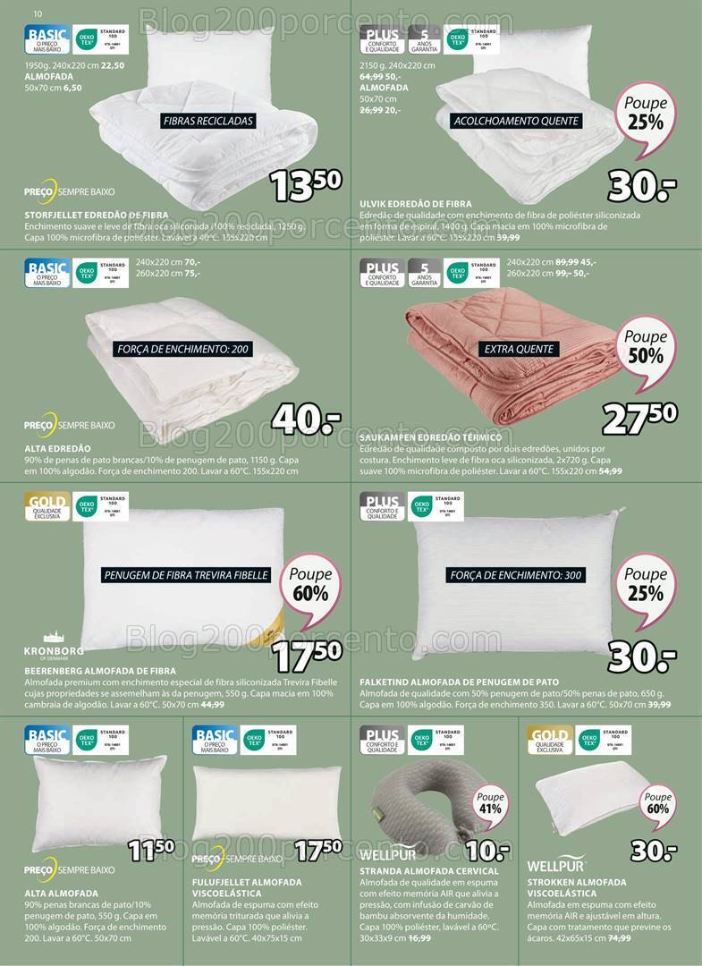 Antevisão Folheto JYSK Promoções de 28 setembro a 18 outubro