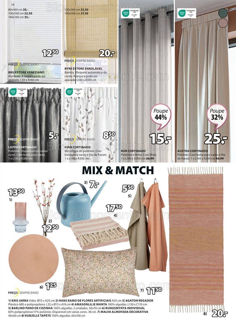 Antevisão Folheto JYSK Promoções de 28 setembro a 18 outubro