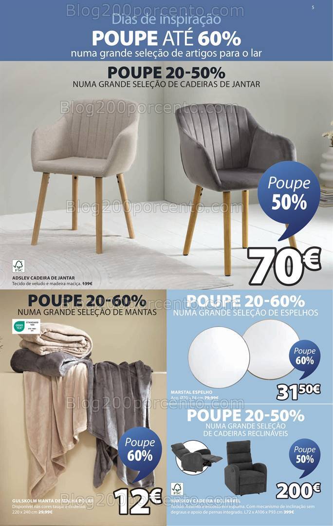 Antevisão Folheto JYSK Promoções de 26 setembro a 16 outubro