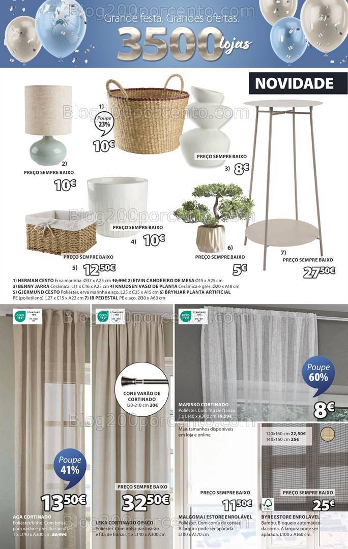 Antevisão Folheto JYSK Promoções de 26 setembro a 16 outubro