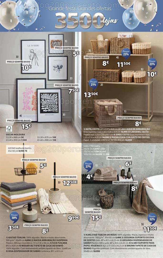 Antevisão Folheto JYSK Promoções de 26 setembro a 16 outubro