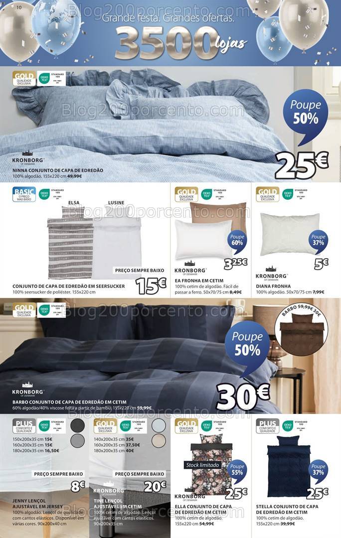 Antevisão Folheto JYSK Promoções de 26 setembro a 16 outubro