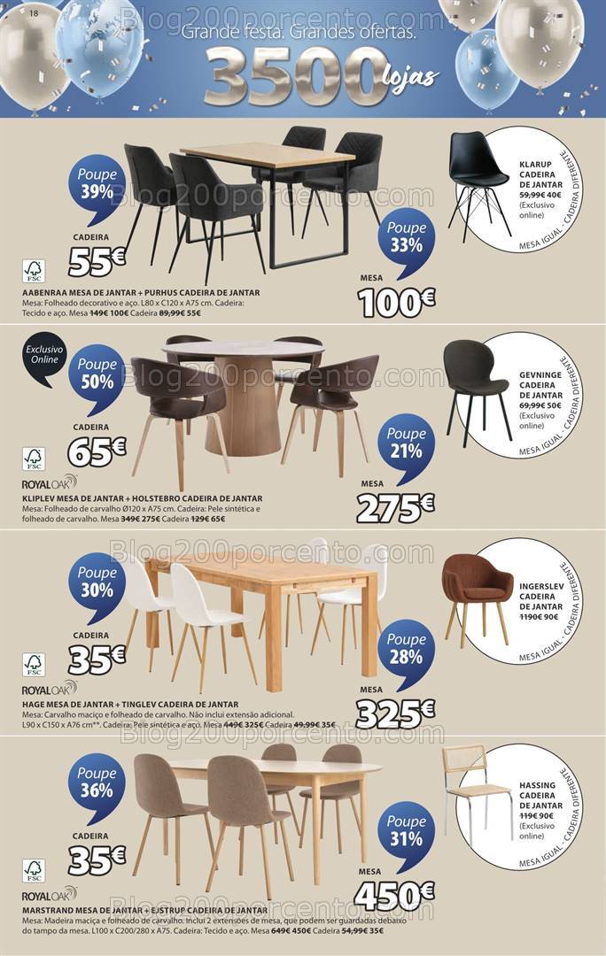 Antevisão Folheto JYSK Promoções de 26 setembro a 16 outubro