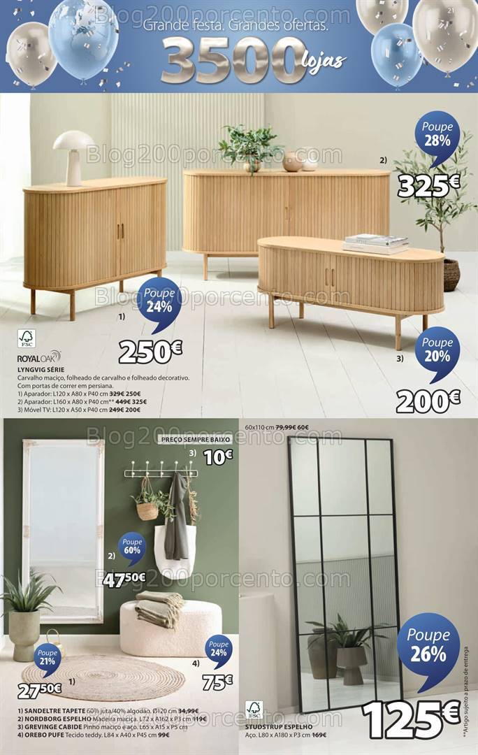 Antevisão Folheto JYSK Promoções de 26 setembro a 16 outubro