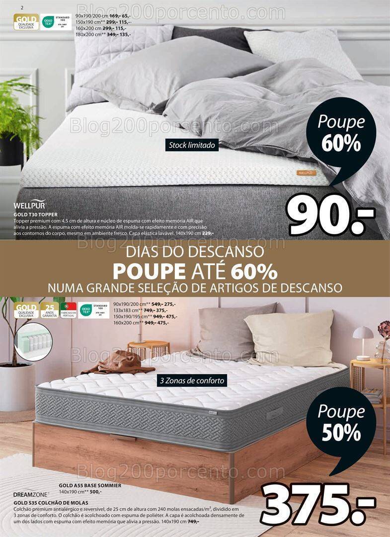 Antevisão Folheto JYSK Promoções de 5 a 18 outubro