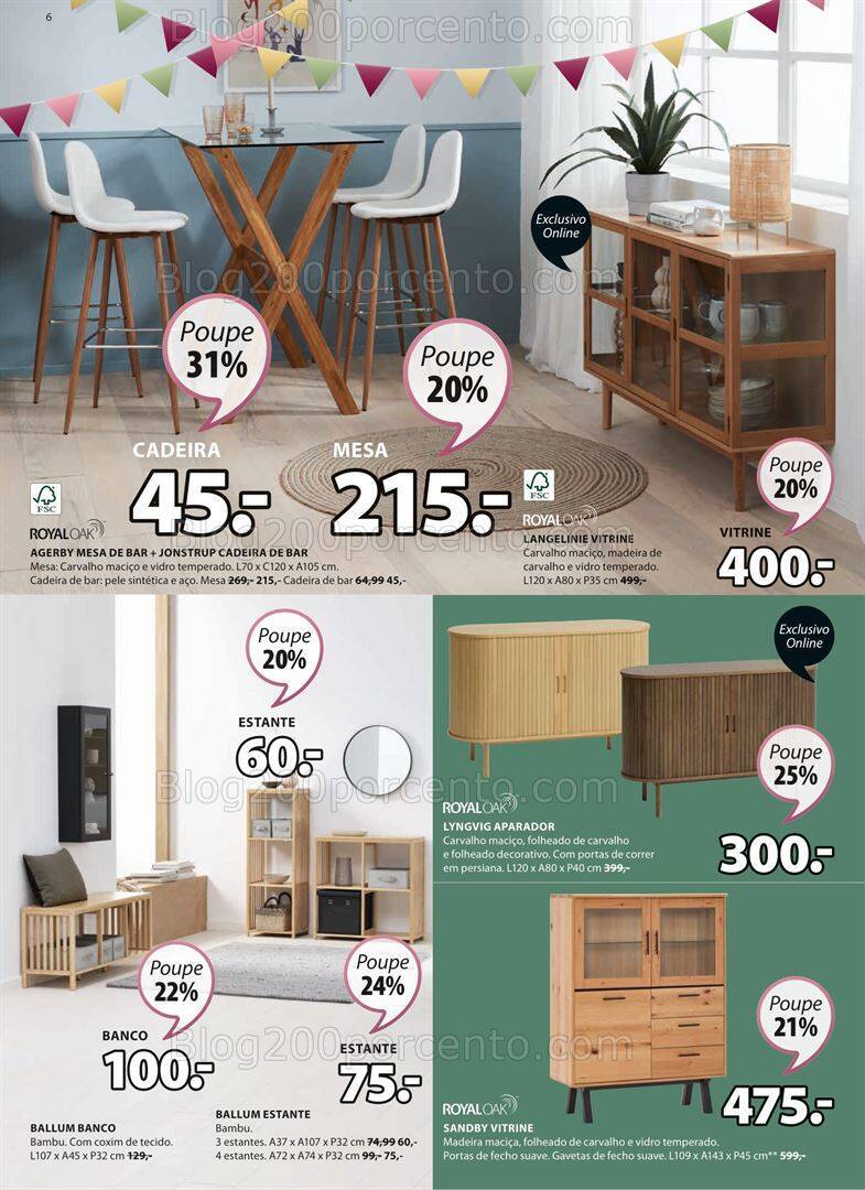 Antevisão Folheto JYSK Promoções de 5 a 18 outubro