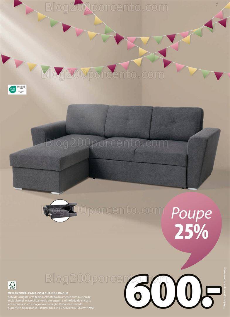 Antevisão Folheto JYSK Promoções de 5 a 18 outubro