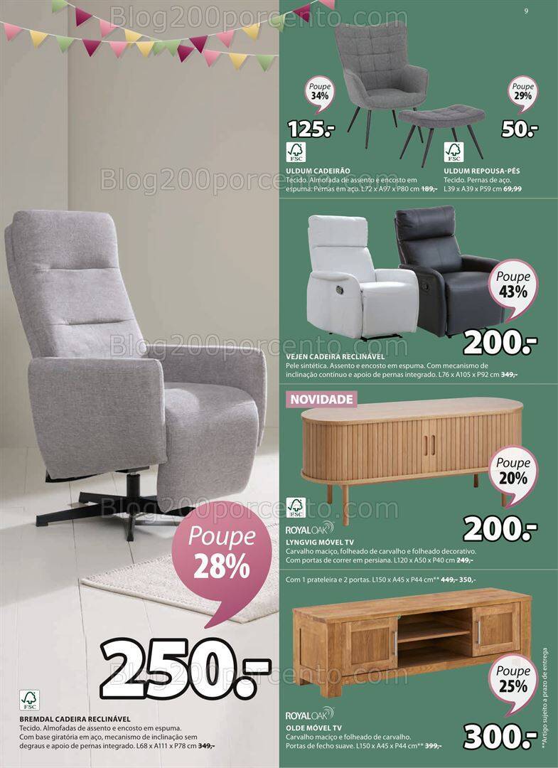 Antevisão Folheto JYSK Promoções de 5 a 18 outubro