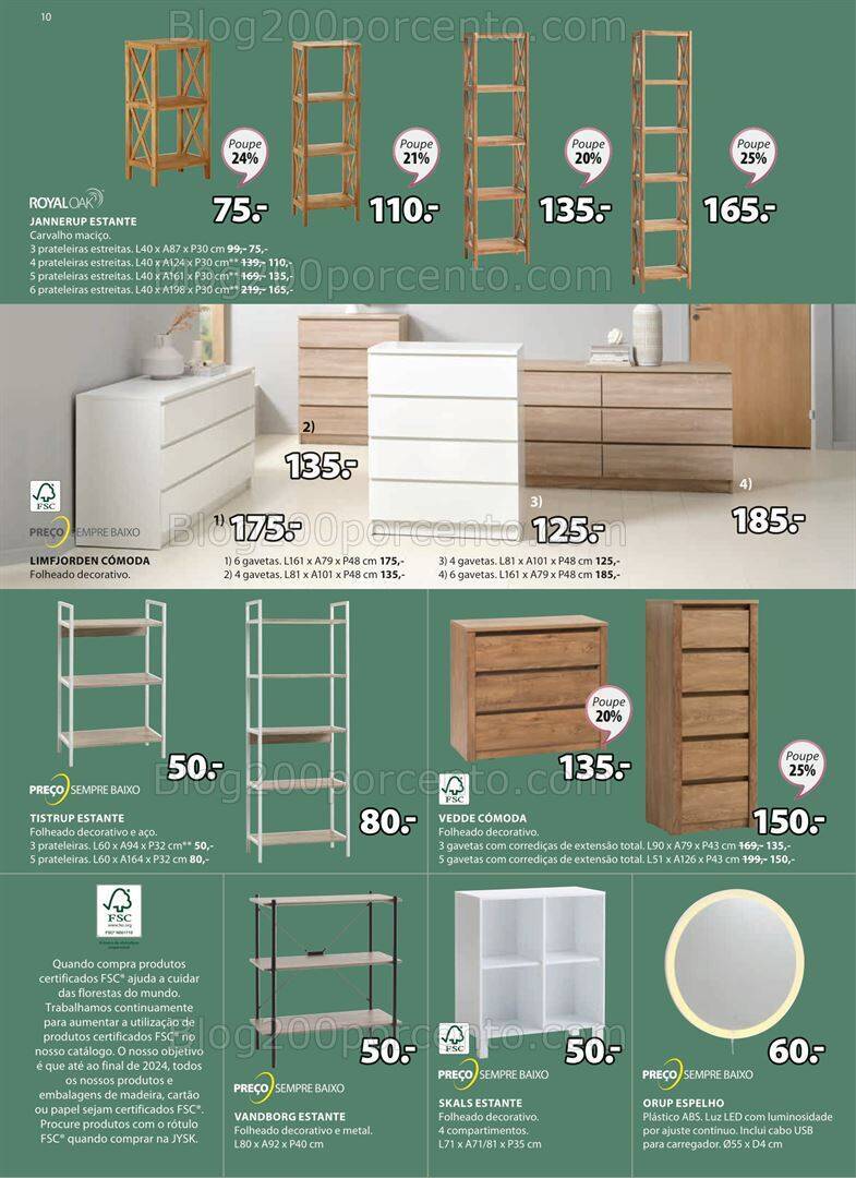 Antevisão Folheto JYSK Promoções de 5 a 18 outubro