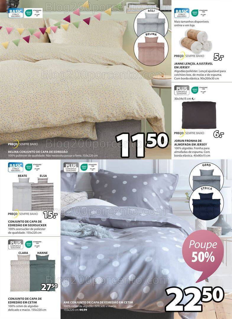 Antevisão Folheto JYSK Promoções de 5 a 18 outubro