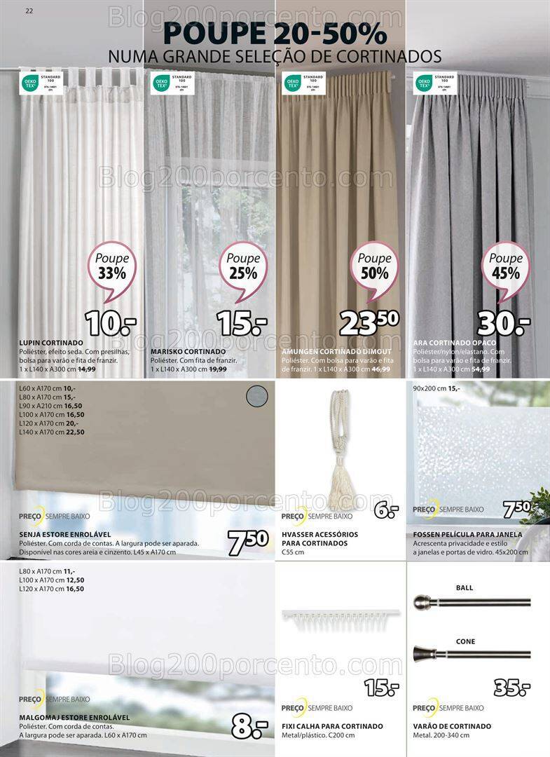 Antevisão Folheto JYSK Promoções de 5 a 18 outubro