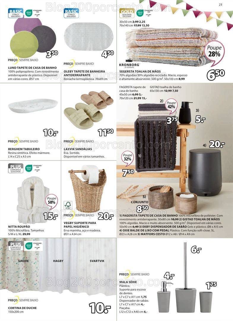 Antevisão Folheto JYSK Promoções de 5 a 18 outubro