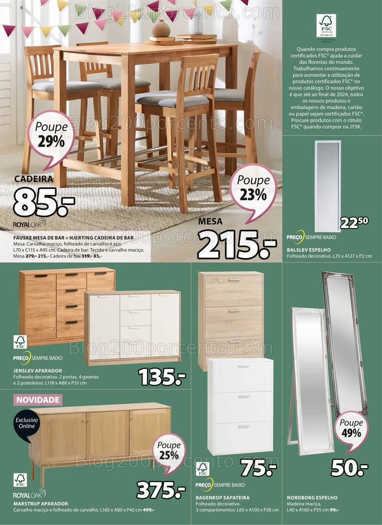 Antevisão Folheto JYSK Promoções até 18 outubro