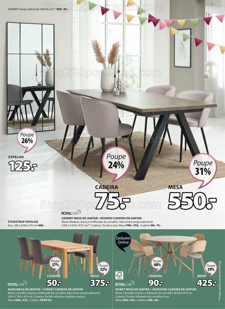 Antevisão Folheto JYSK Promoções até 18 outubro