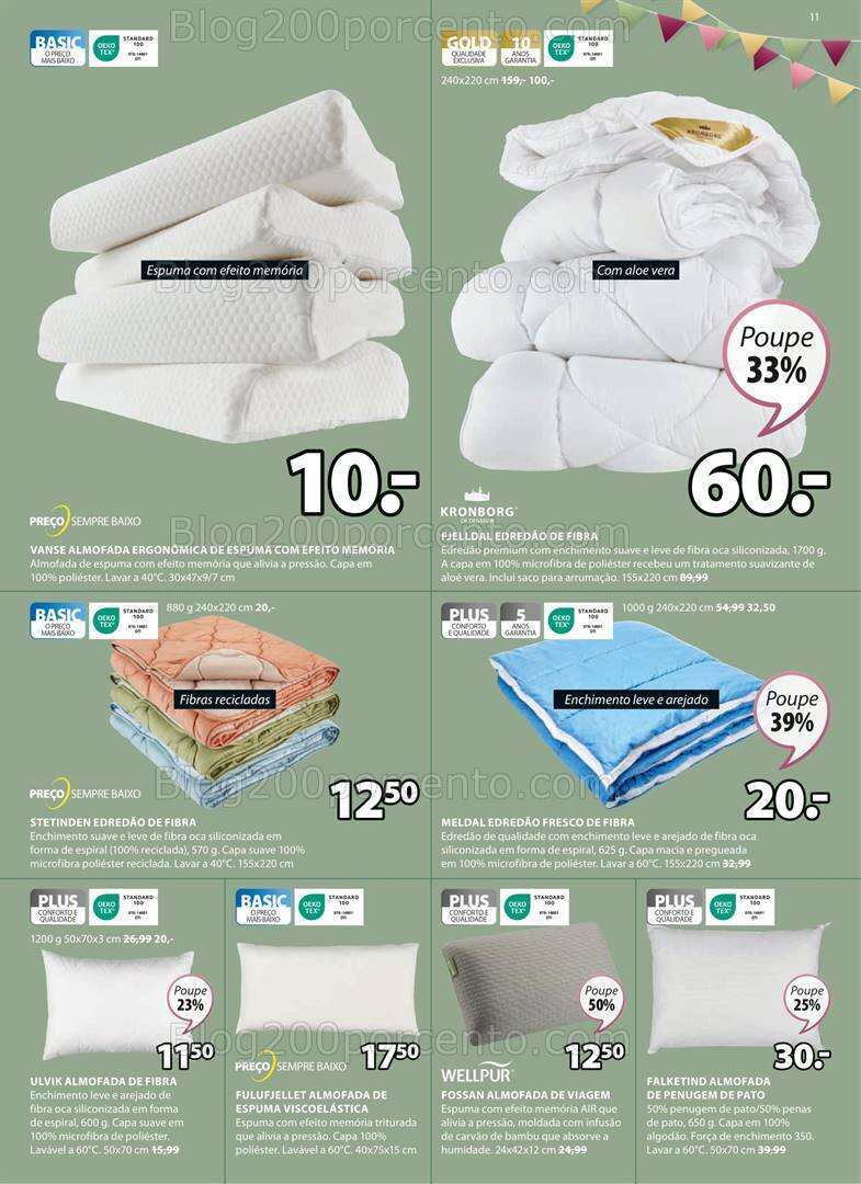 Antevisão Folheto JYSK Promoções até 18 outubro