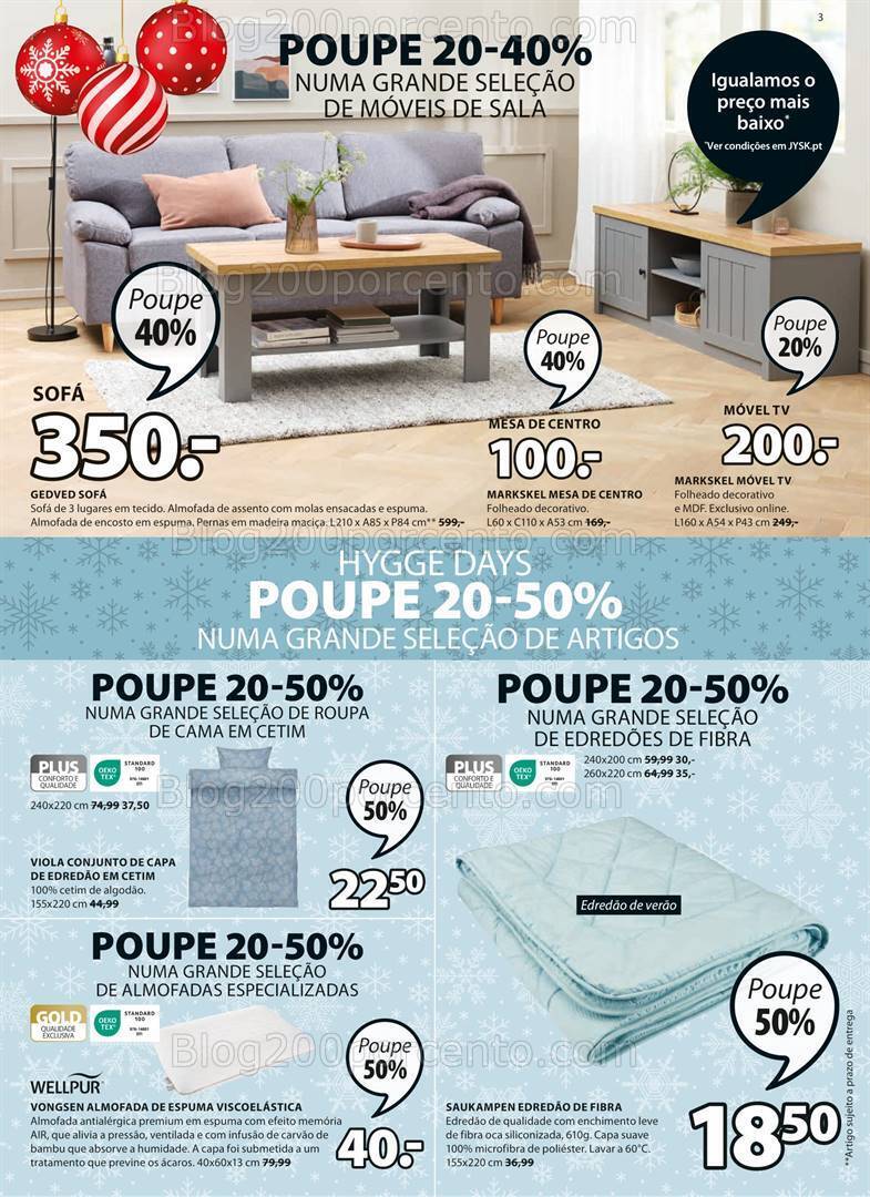 Antevisão Folheto JYSK Promoções de 19 outubro a 21 novembro