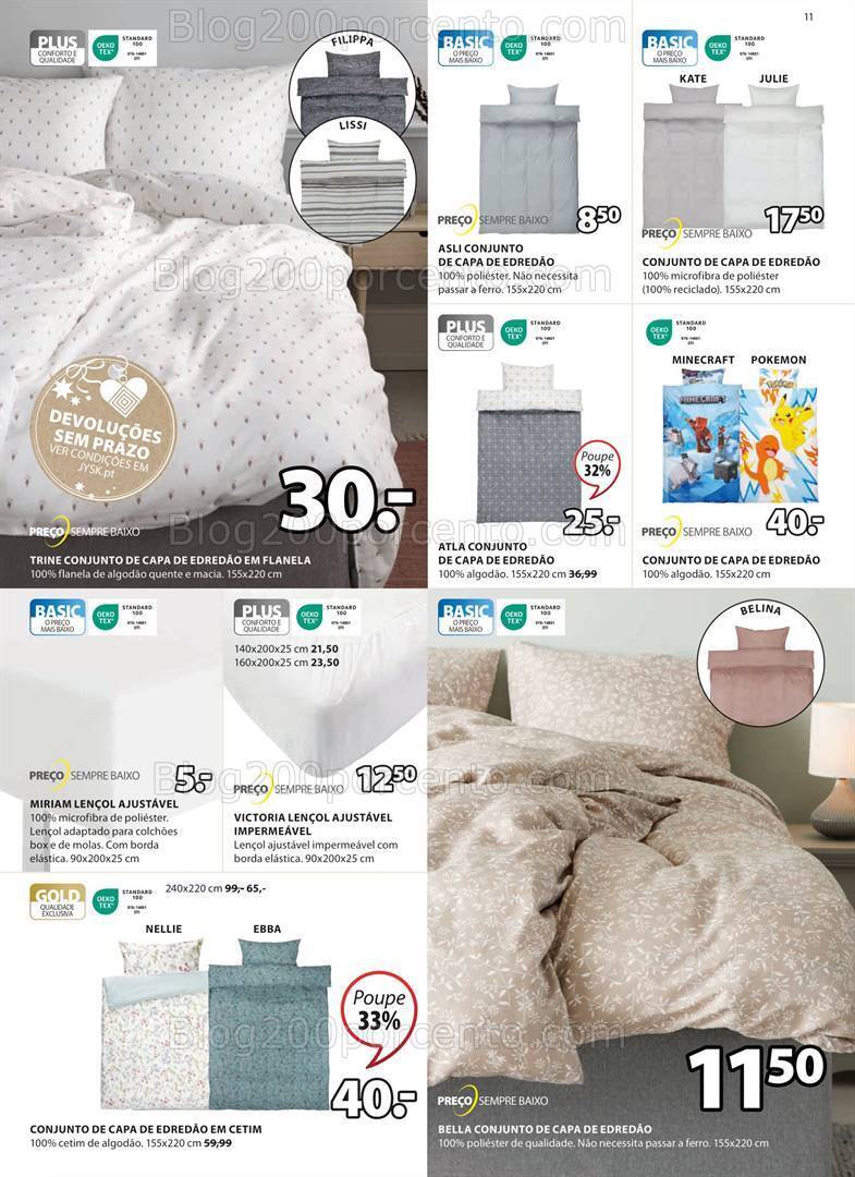 Antevisão Folheto JYSK Promoções de 19 outubro a 21 novembro