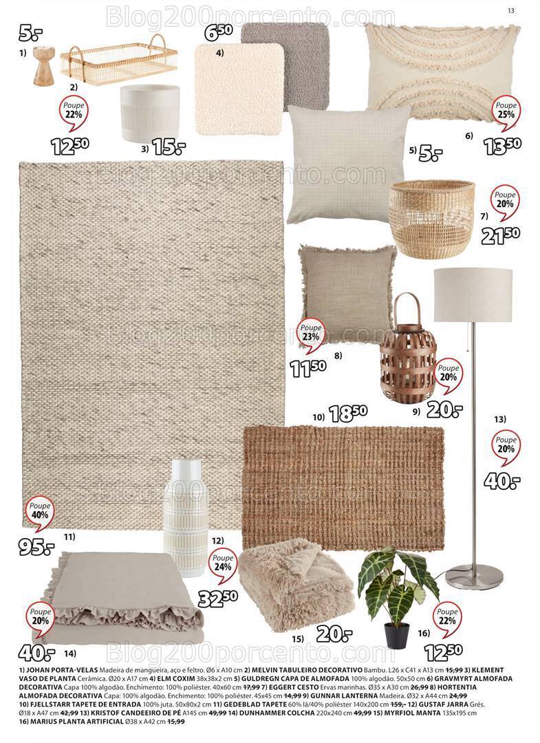 Antevisão Folheto JYSK Promoções de 19 outubro a 21 novembro