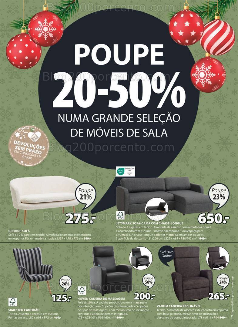 Antevisão Folheto JYSK Promoções de 26 outubro a 26 novembro