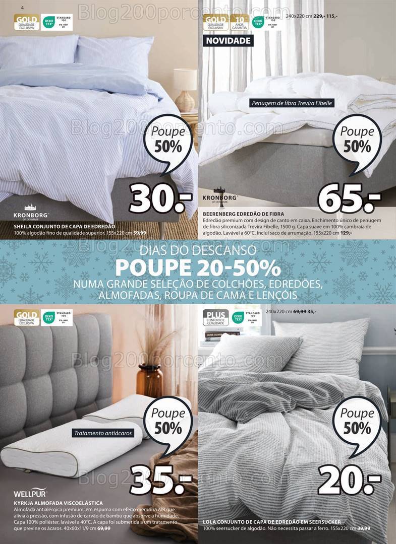 Antevisão Folheto JYSK Promoções de 2 a 26 novembro