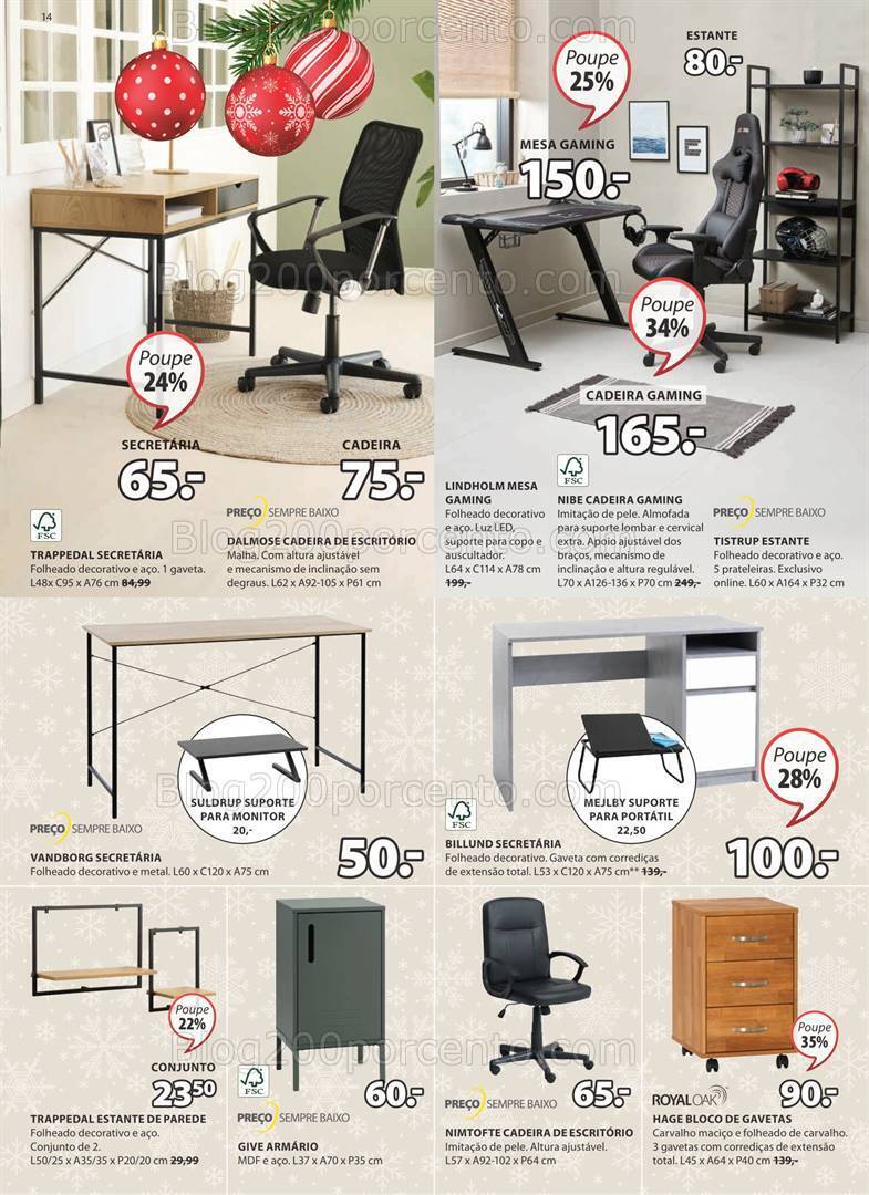 Antevisão Folheto JYSK Promoções de 2 a 26 novembro