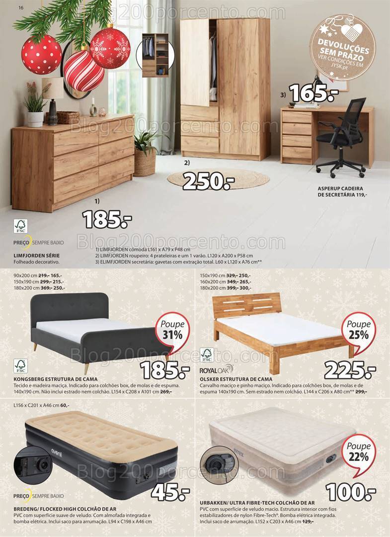 Antevisão Folheto JYSK Promoções de 2 a 26 novembro