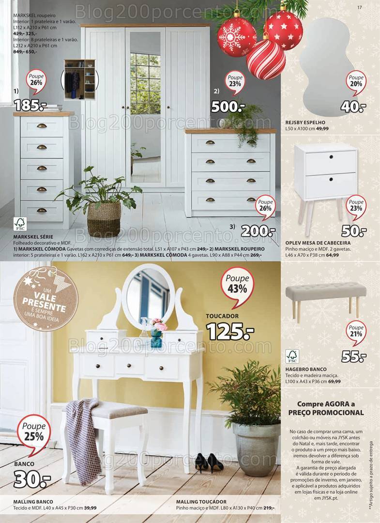 Antevisão Folheto JYSK Promoções de 2 a 26 novembro