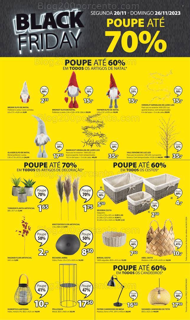 Antevisão Folheto JYSK Black Friday Promoções de 17 a 26 novembro