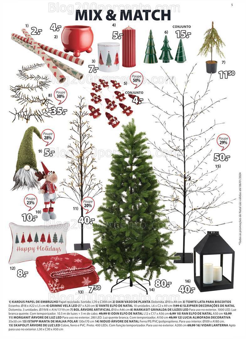 Antevisão Folheto JYSK Natal Promoções até 27 dezembro