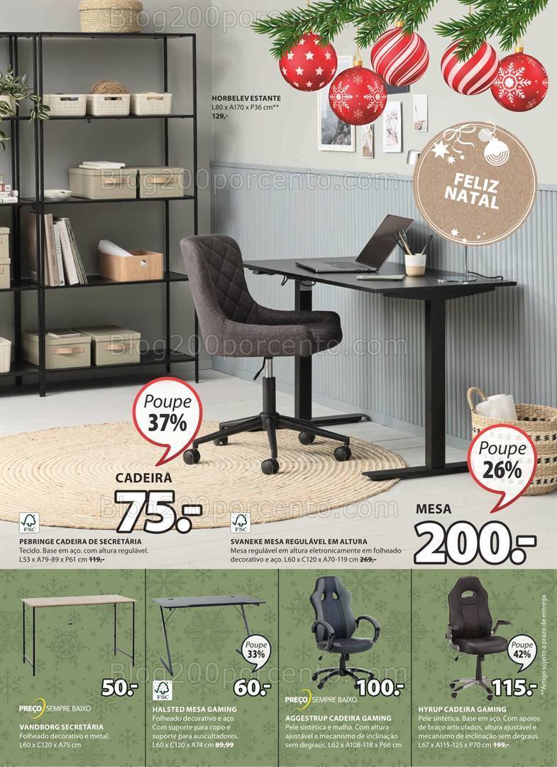 Antevisão Folheto JYSK Natal Promoções até 27 dezembro